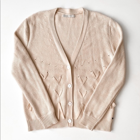 One Grey Day Tassel Weave Cardigan - Picture 3 of 13